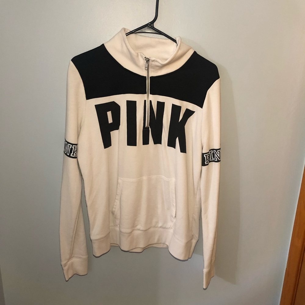 White PINK sweater